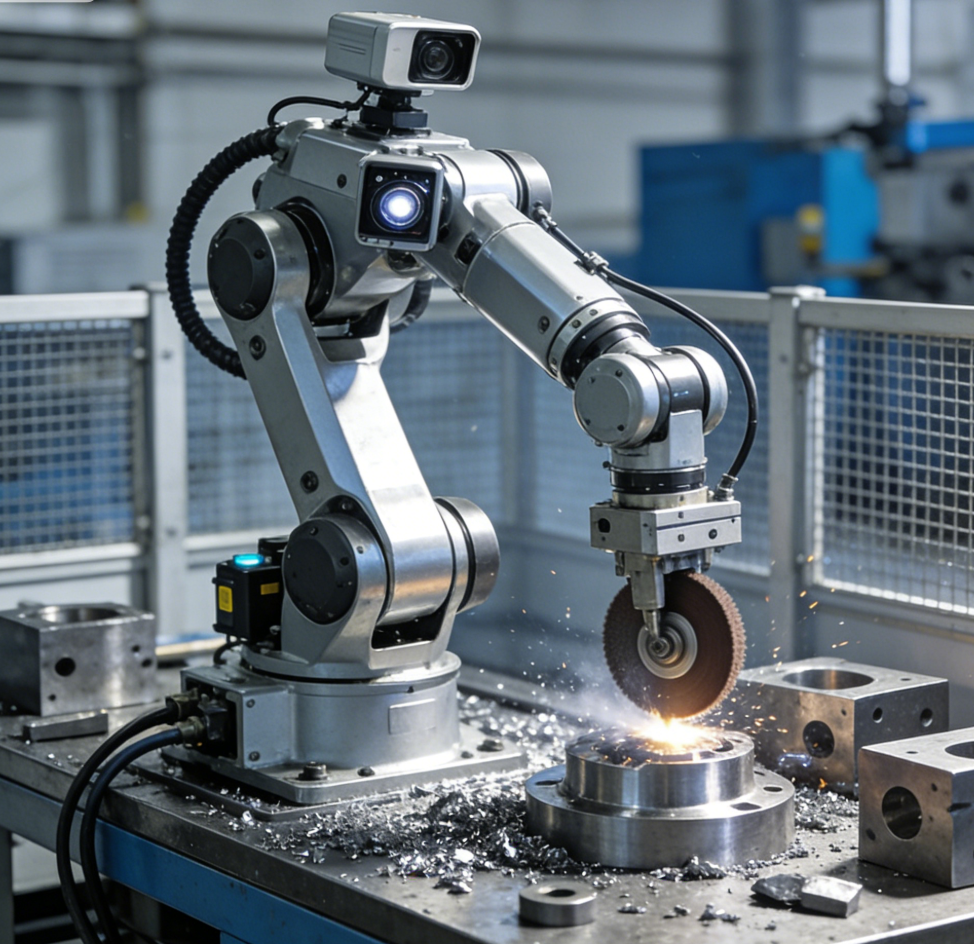 南京新控铸件打磨机器人:从